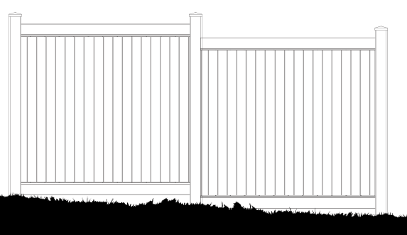 Stepped Fence - Forefront Fenci (1)